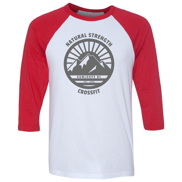 Natural Strength CrossFit - 100 - 02 Wilderness Gray - Men's Baseball T-Shirt