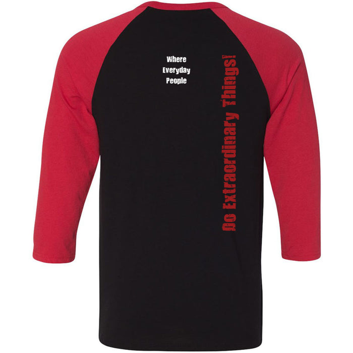 CrossFit North Phoenix - 202 - Eagle Distressed - Men's Baseball T-Shirt
