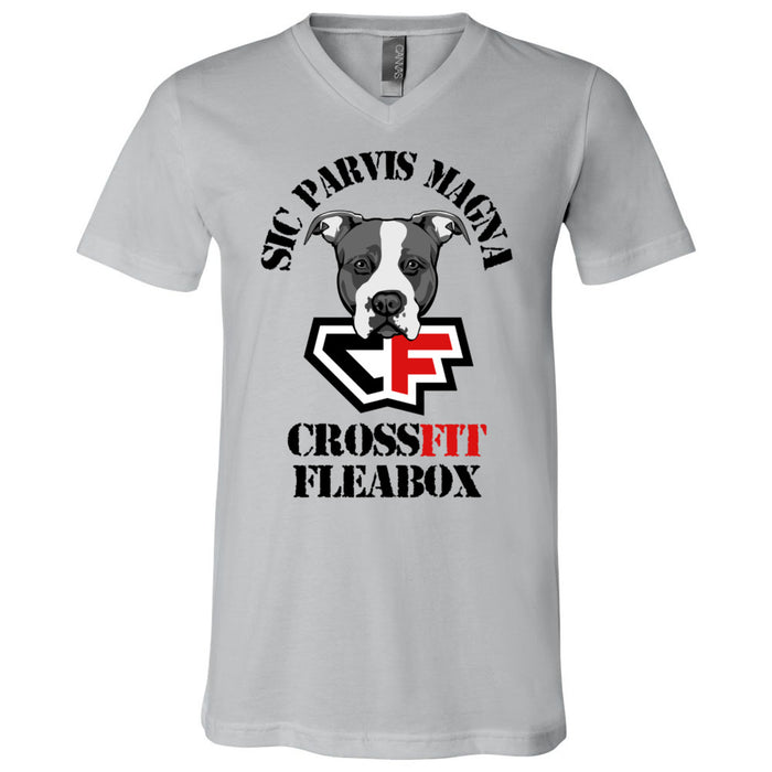 CrossFit Fleabox - 100 - Standard - Men's V-Neck T-Shirt
