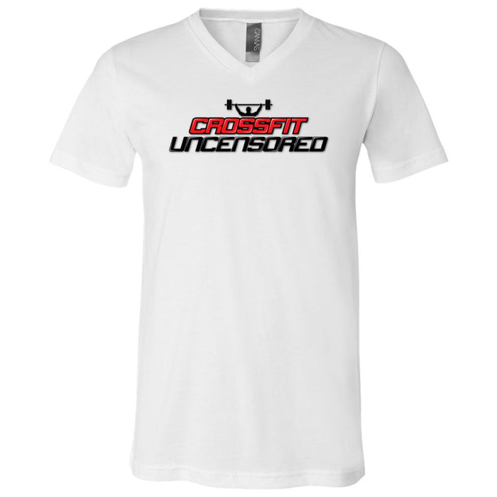 CrossFit Uncensored - 100 - Standard - Men's V-Neck T-Shirt