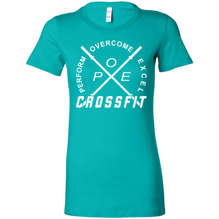 Perform Overcome Excel CrossFit - 100 - White - Women's T-Shirt