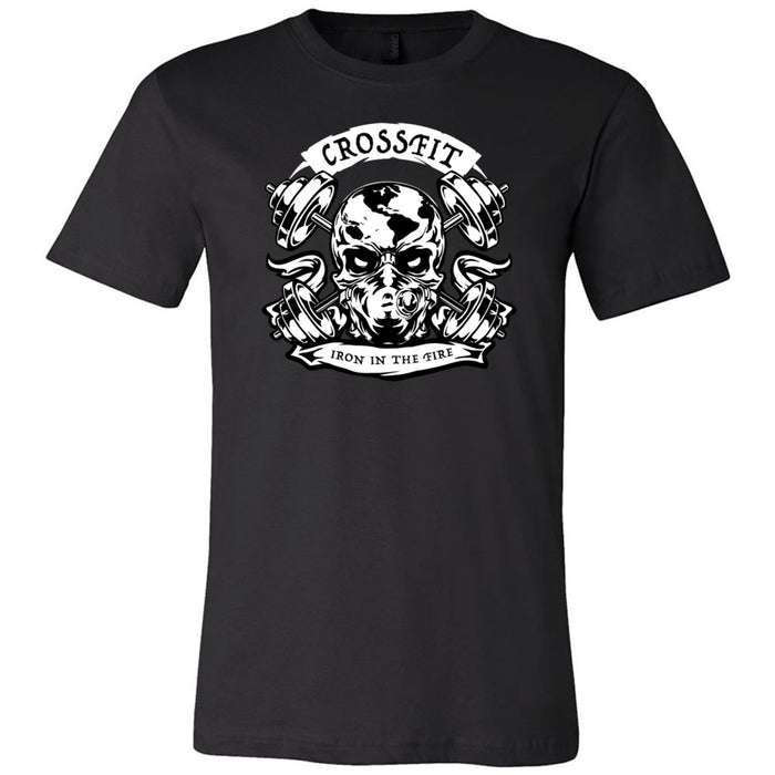 CrossFit Iron in the Fire - 100 - Strong People - Men's T-Shirt