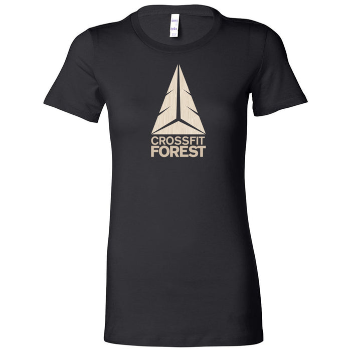 CrossFit Forest - 100 - Wood Grain Pale - Women's T-Shirt
