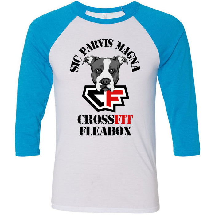 CrossFit Fleabox - 100 - Standard - Men's Baseball T-Shirt