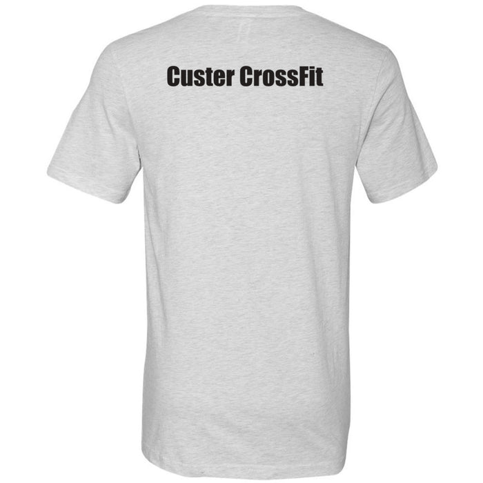 Custer CrossFit - 200 - Horizontal - Men's V-Neck T-Shirt