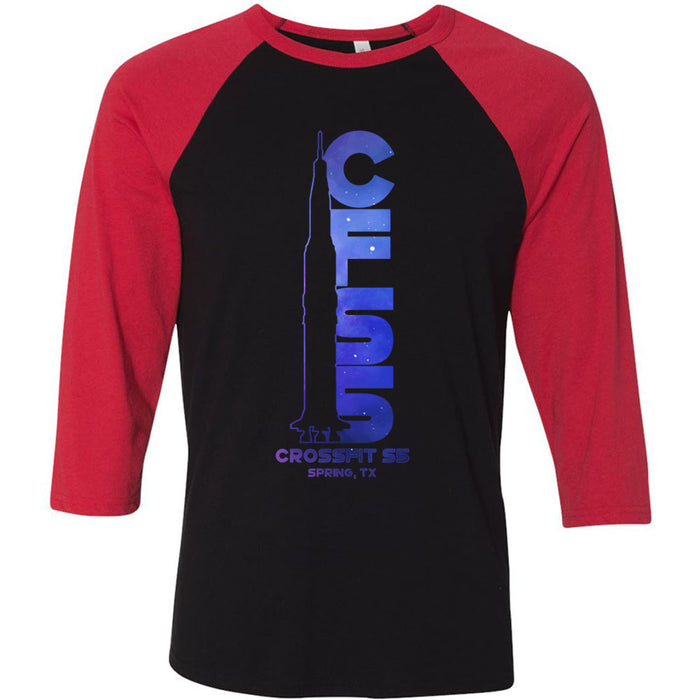 CrossFit S5 - 100 - Space - Men's Baseball T-Shirt