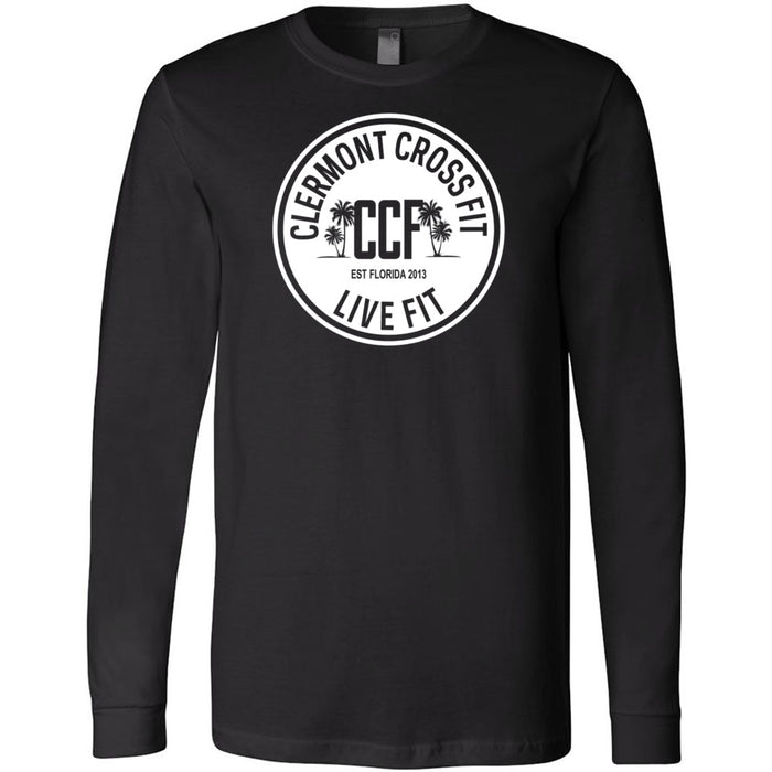 Clermont CrossFit - 100 - Anniversary 3501 - Men's Long Sleeve T-Shirt