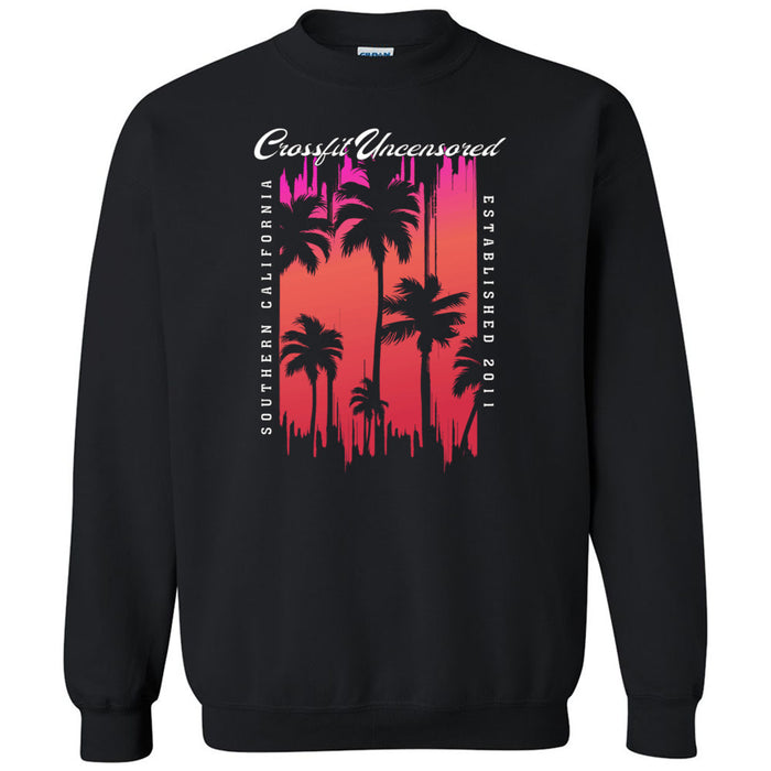 CrossFit Uncensored - 100 - Summer (Palm Tree) - Crewneck Sweatshirt