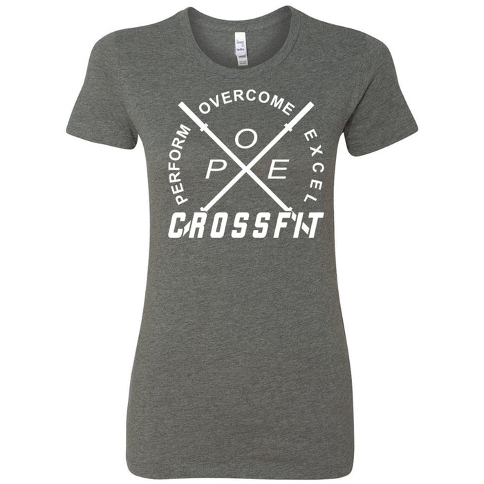 Perform Overcome Excel CrossFit - 100 - White - Women's T-Shirt