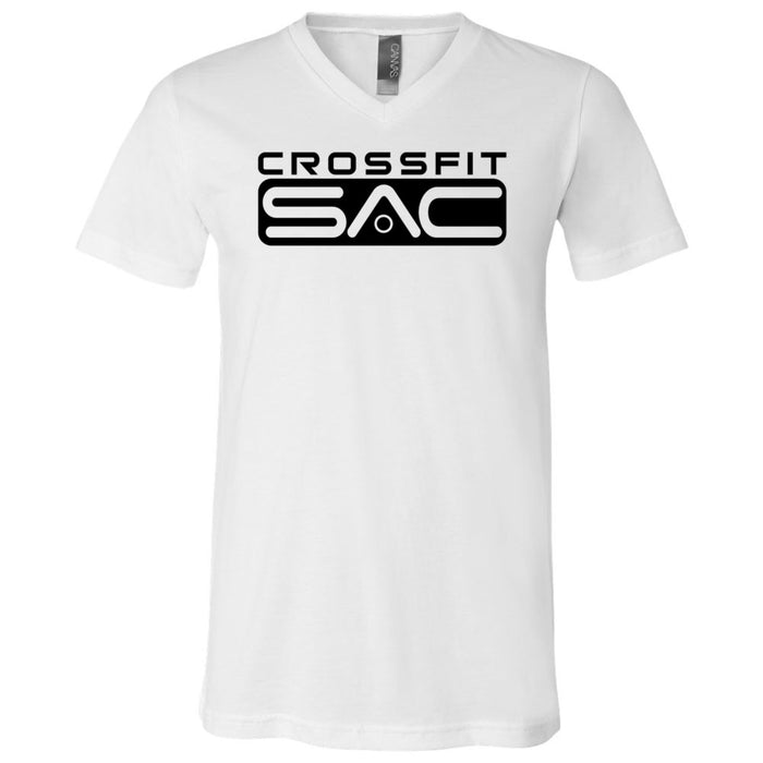 CrossFit SAC - 100 - One Color - Men's V-Neck T-Shirt