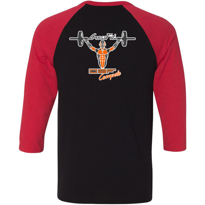 CrossFit OBF - 202 - Compete - Men's Baseball T-Shirt