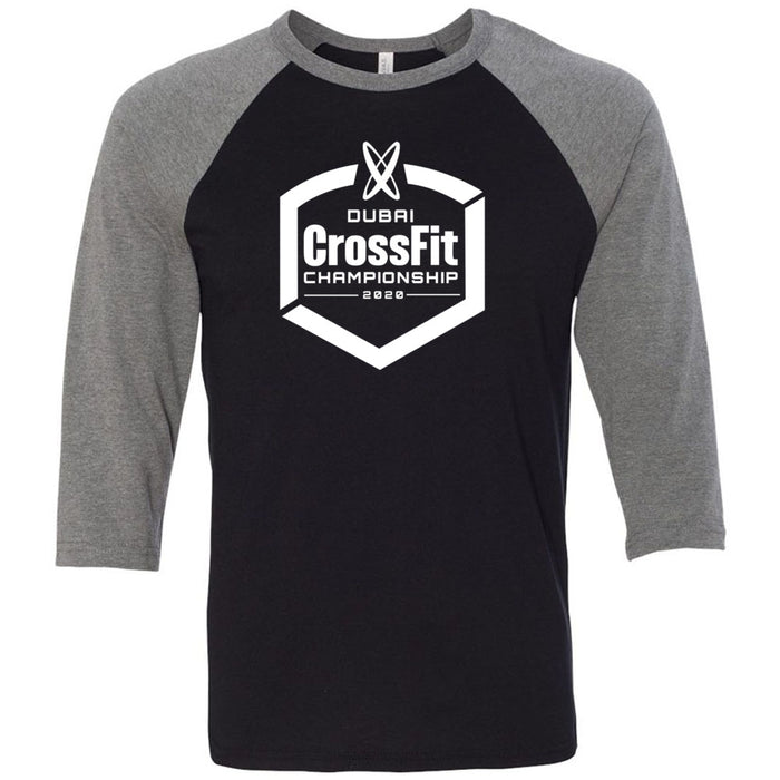 Dubai CrossFit Championship - 100 - White - Men's Baseball T-Shirt