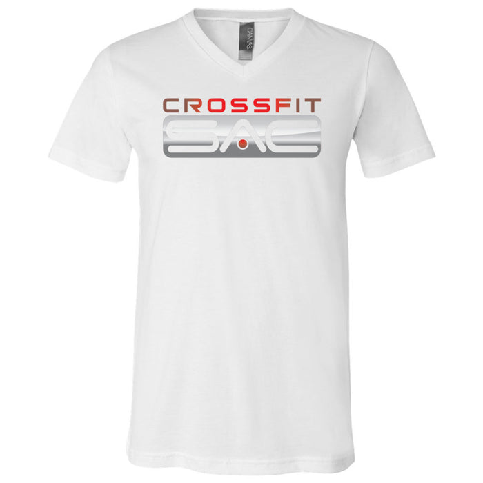 CrossFit SAC - 100 - Standard - Men's V-Neck T-Shirt