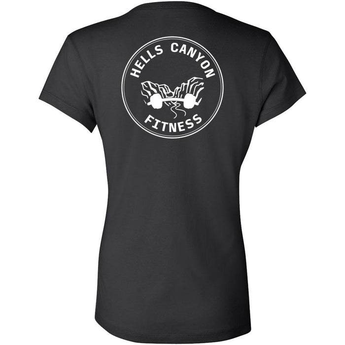 Hells Canyon CrossFit - 200 - One Color - Women's V-Neck T-Shirt