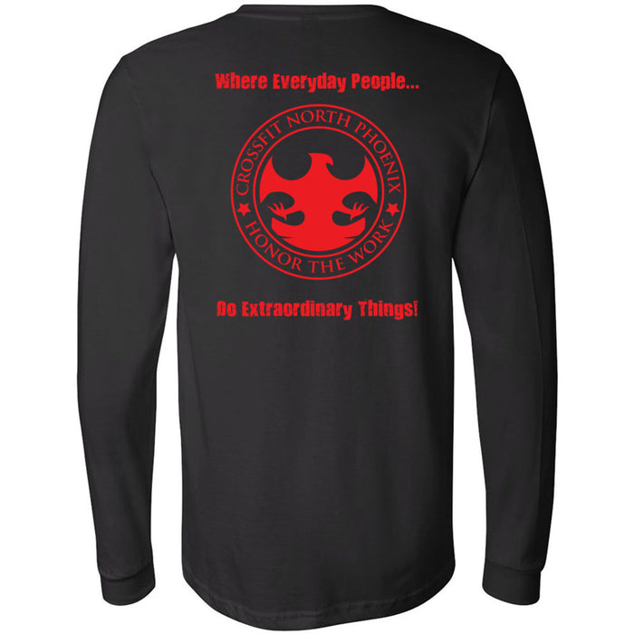 CrossFit North Phoenix - 202 - Distressed - Men's Long Sleeve T-Shirt