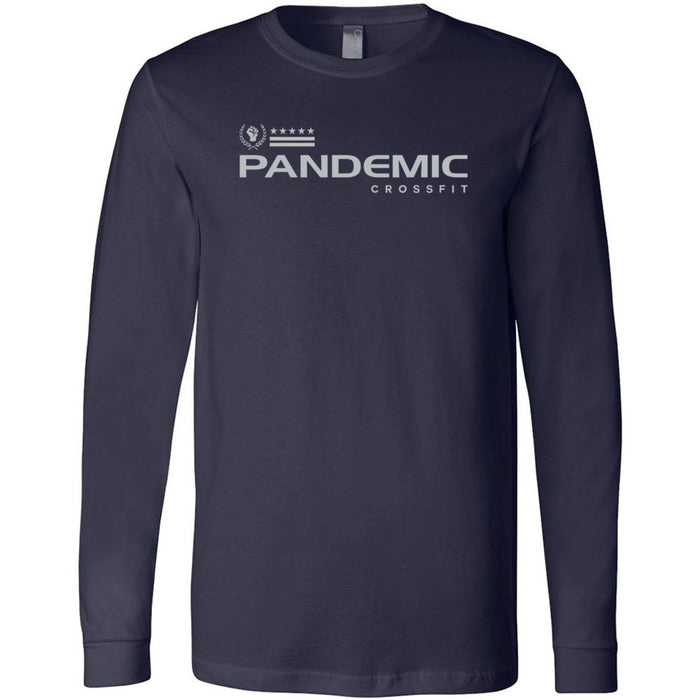 CrossFit Pandemic - 202 - Gray 3501 - Men's Long Sleeve T-Shirt
