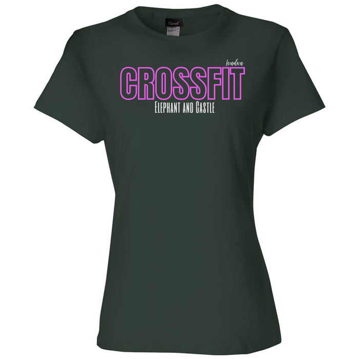 CrossFit Elephant and Castle - 200 - Pink Women's T-Shirt