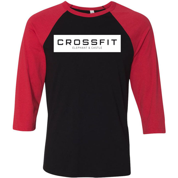 CrossFit Elephant and Castle - 202 - Blocked - Men's Baseball T-Shirt