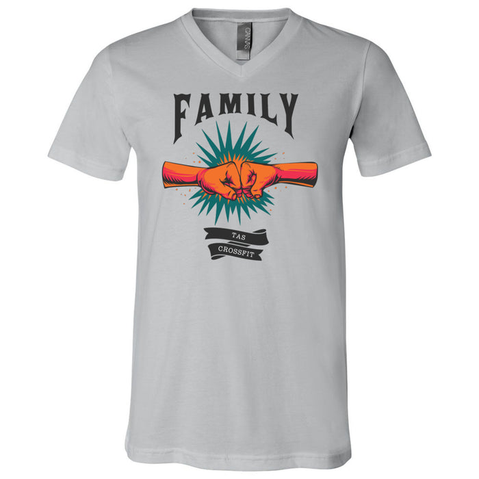 TAS CrossFit - 100 - Family - Men's V-Neck T-Shirt