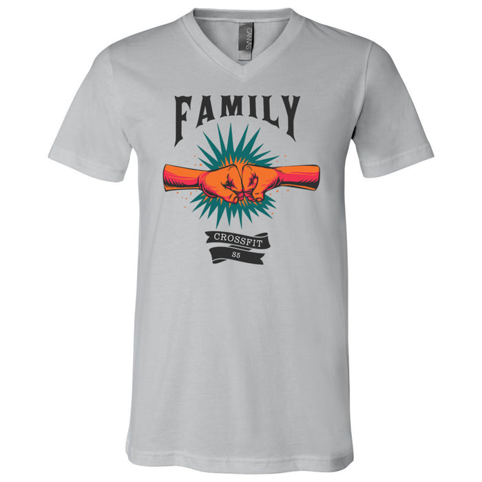 CrossFit S5 - 100 - Family - Men's V-Neck T-Shirt