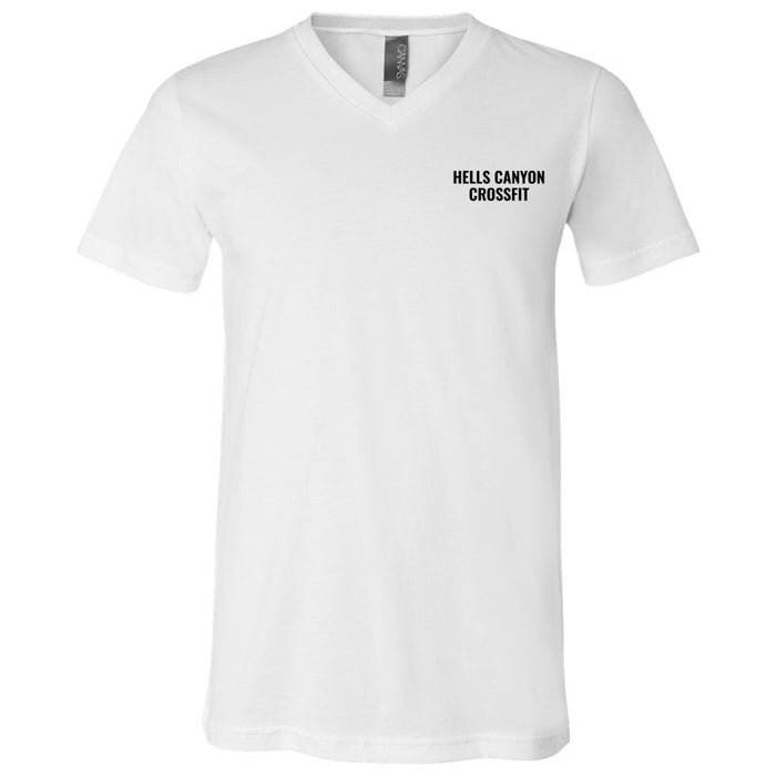 Hells Canyon CrossFit - 200 - One Color - Men's V-Neck T-Shirt