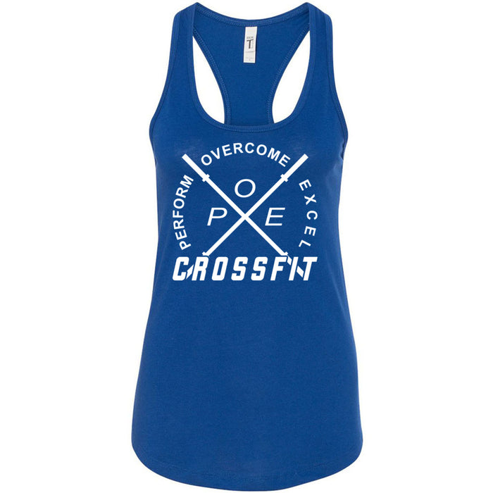 Perform Overcome Excel CrossFit - 100 - White - Women's Tank