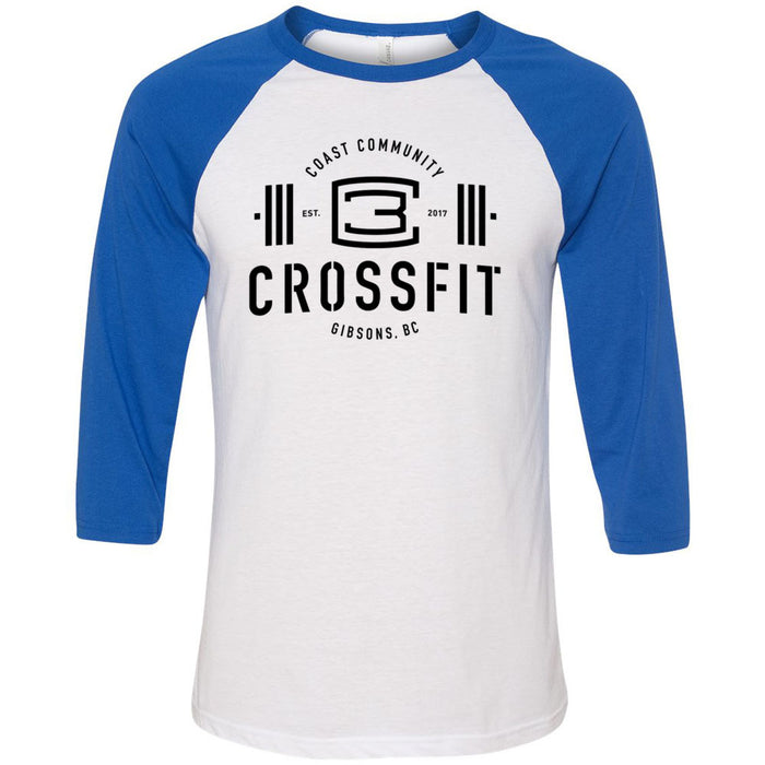 CrossFit Gibsons - 202 - New Logo - Men's Baseball T-Shirt