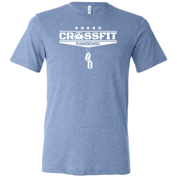 CrossFit Pandemic - 100 - Standard - Men's Triblend T-Shirt