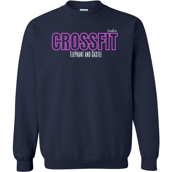 CrossFit Elephant and Castle - 201 - Pink - Crewneck Sweatshirt
