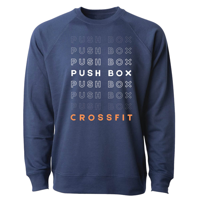 PUSH Box CrossFit - 102 - Stacked - Unisex Sweatshirt