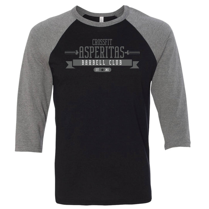 CrossFit Asperitas Barbell Club - Men's Baseball T-Shirt