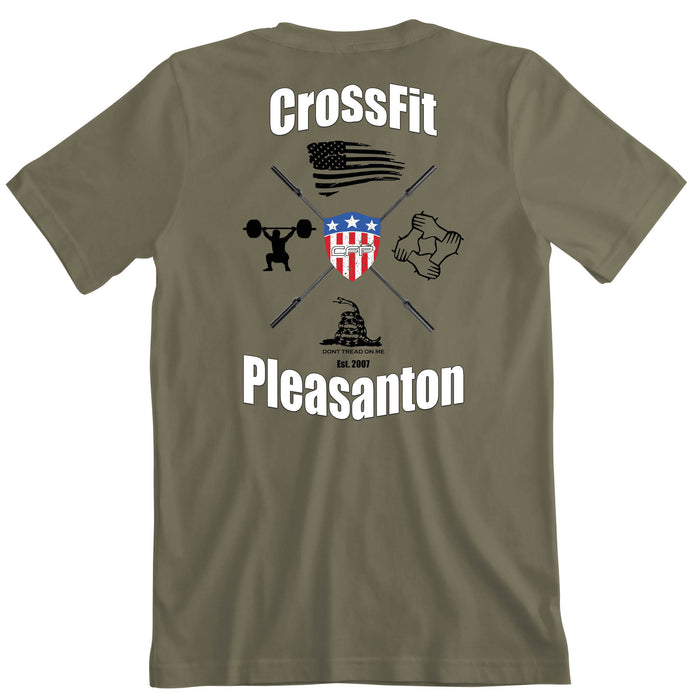 CrossFit Pleasanton - 200 - Barbell - Men's T-Shirt
