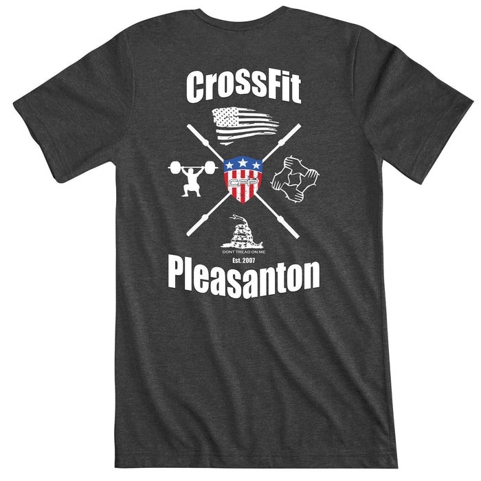 CrossFit Pleasanton - 200 - Barbell - Men's T-Shirt