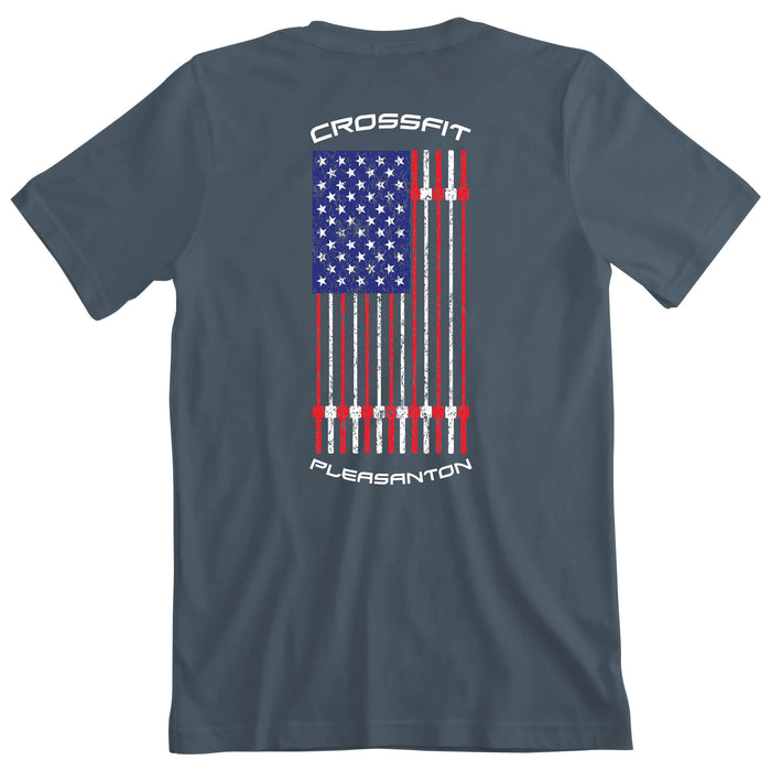 CrossFit Pleasanton - 200 - Flag - Men's T-Shirt