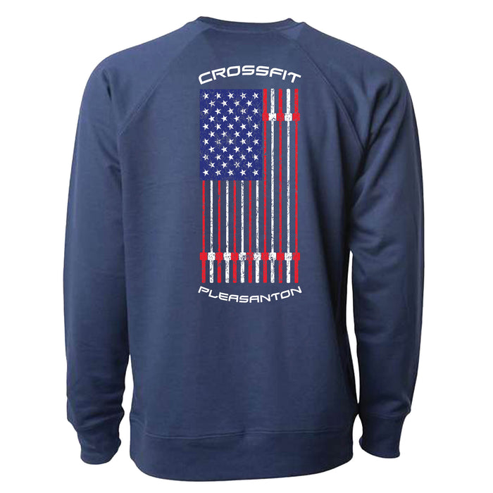 CrossFit Pleasanton - 201 - Flag - Men's Sweatshirt