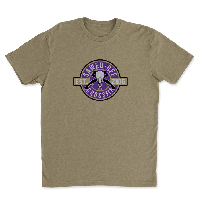Sawed-Off CrossFit - Purple - Mens - T-Shirt