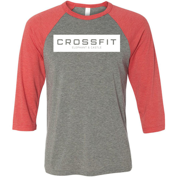 CrossFit Elephant and Castle - 202 - Blocked - Men's Baseball T-Shirt