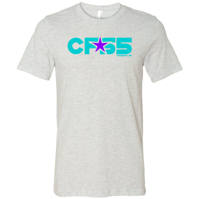 CrossFit S5 - 100 - Cyan Star - Men's T-Shirt
