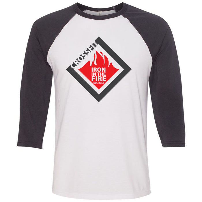 CrossFit Iron in the Fire - 100 - Standard - Men's Baseball T-Shirt