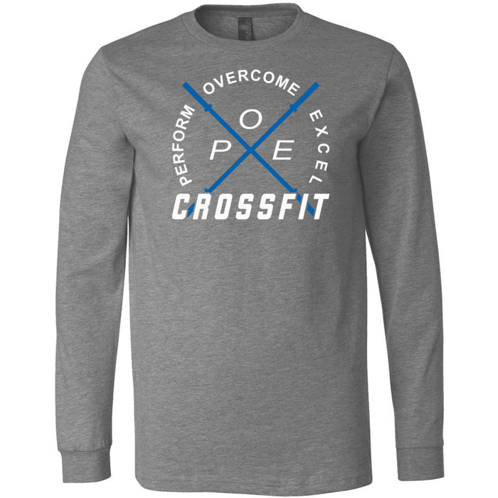 Perform Overcome Excel CrossFit - 100 - Standard 3501 - Men's Long Sleeve T-Shirt