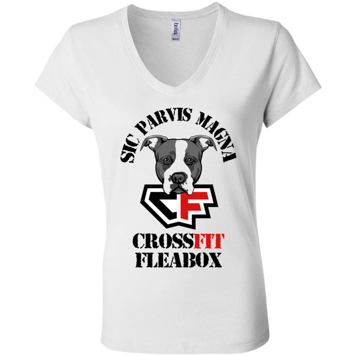 CrossFit Fleabox - 100 - Standard - Women's V-Neck T-Shirt
