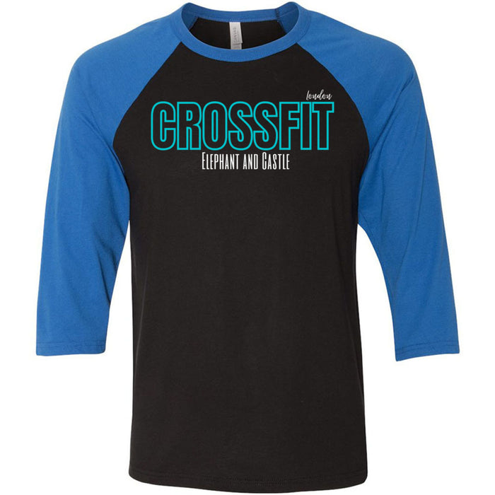 CrossFit Elephant and Castle - 202 - Teal - Men's Baseball T-Shirt