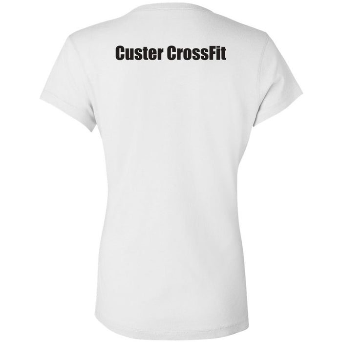Custer CrossFit - 200 - Standard - Women's V-Neck T-Shirt
