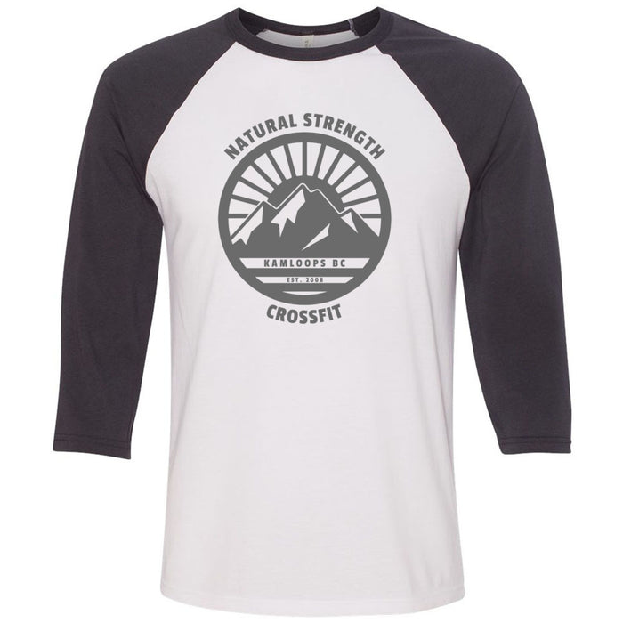 Natural Strength CrossFit - 100 - 02 Wilderness Gray - Men's Baseball T-Shirt