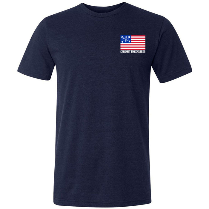 CrossFit Uncensored - 200 - Flag - Men's T-Shirt
