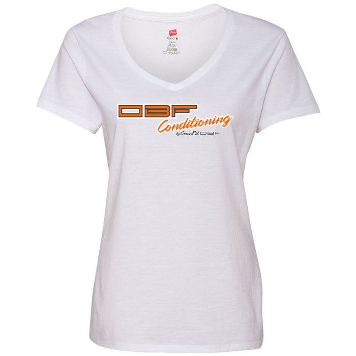 CrossFit OBF - 200 - Conditioning Women's V-Neck T-Shirt