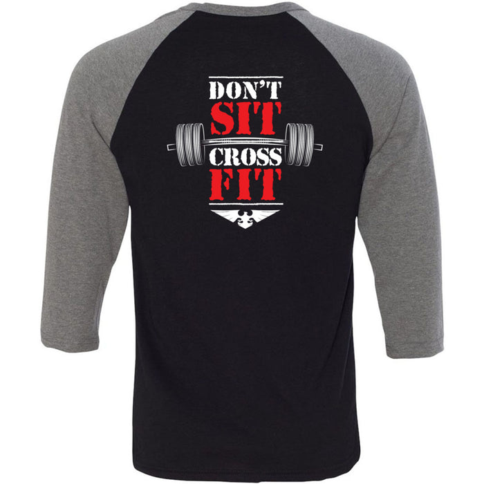 CrossFit North Phoenix - 202 - Don't Sit - Men's Baseball T-Shirt