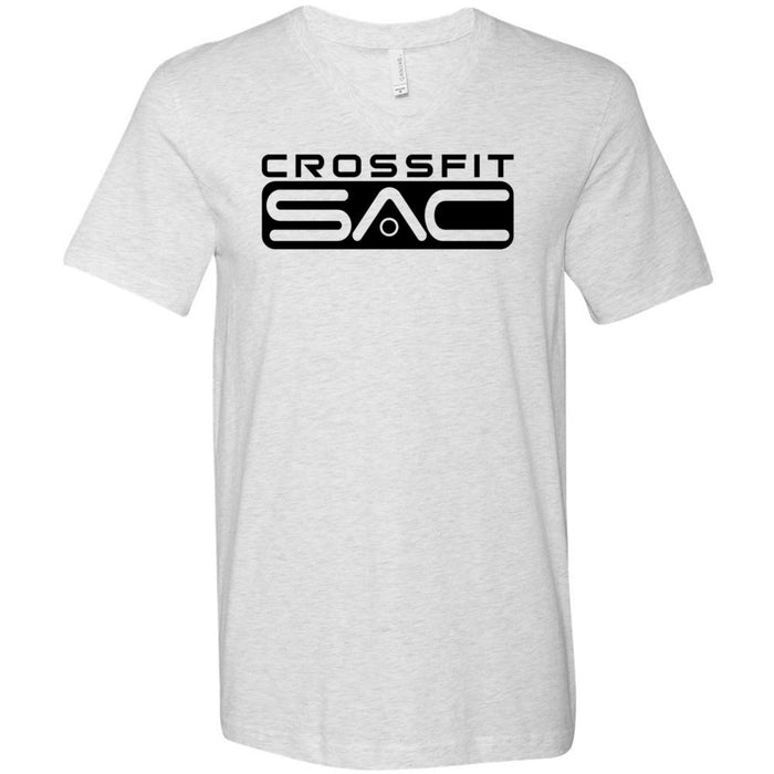 CrossFit SAC - 100 - One Color - Men's V-Neck T-Shirt