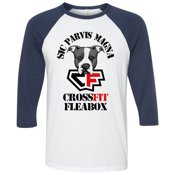 CrossFit Fleabox - 100 - Standard - Men's Baseball T-Shirt
