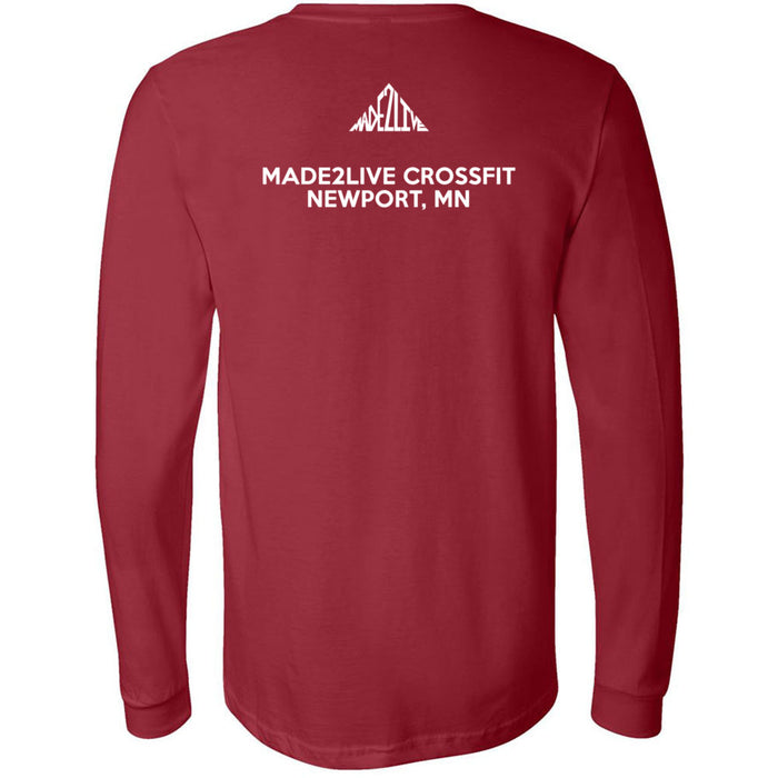 Made2Live CrossFit - 202 - One Color 3501 - Men's Long Sleeve T-Shirt